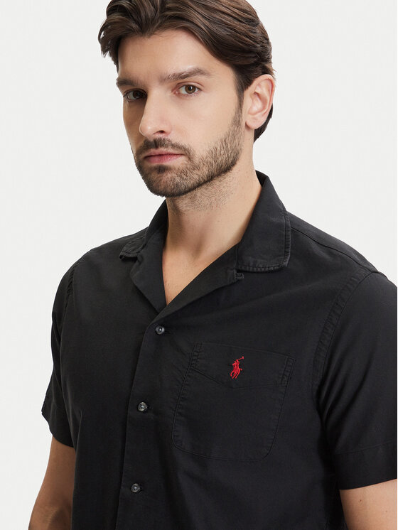 Polo Ralph Lauren Polo Ralph Lauren Риза 710980423500 Черен Regular Fit