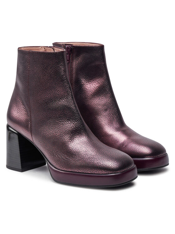 Hispanitas Hispanitas Botine Bolmet-I24 HI243674 Vișiniu