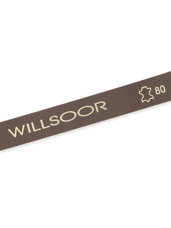 Willsoor Willsoor Pasek Damski 15320 Brązowy