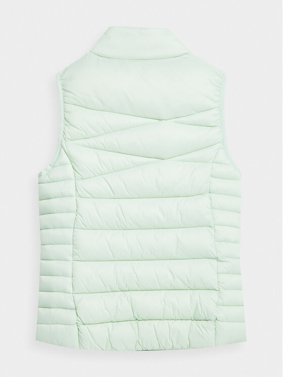4F 4F Gilet 4FJAW23TVJAF039 Verde Regular Fit