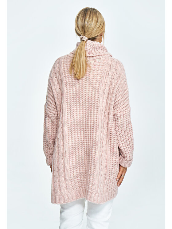FIGL FIGLFIGL Maglione M892 Rosa Oversize