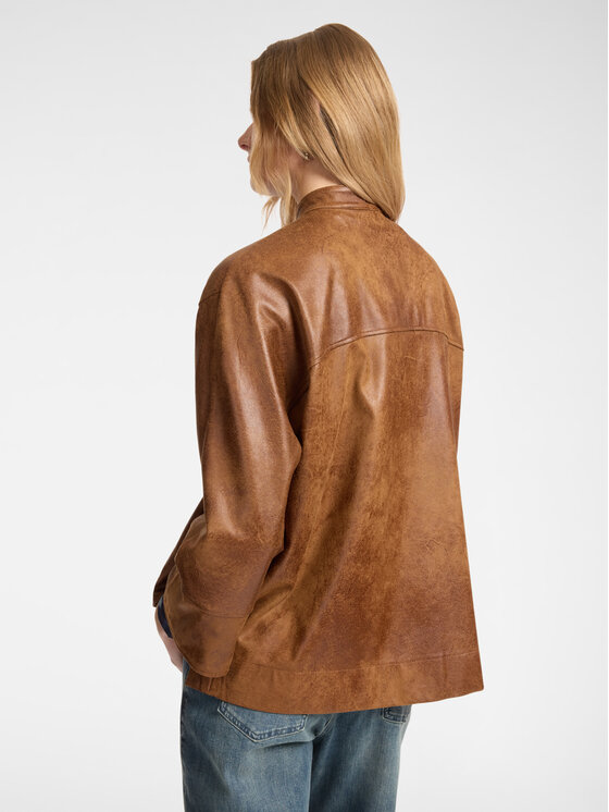 Elena Mirò Elena Mirò Camicia 5018Z000022N022 Marrone Boxy Fit