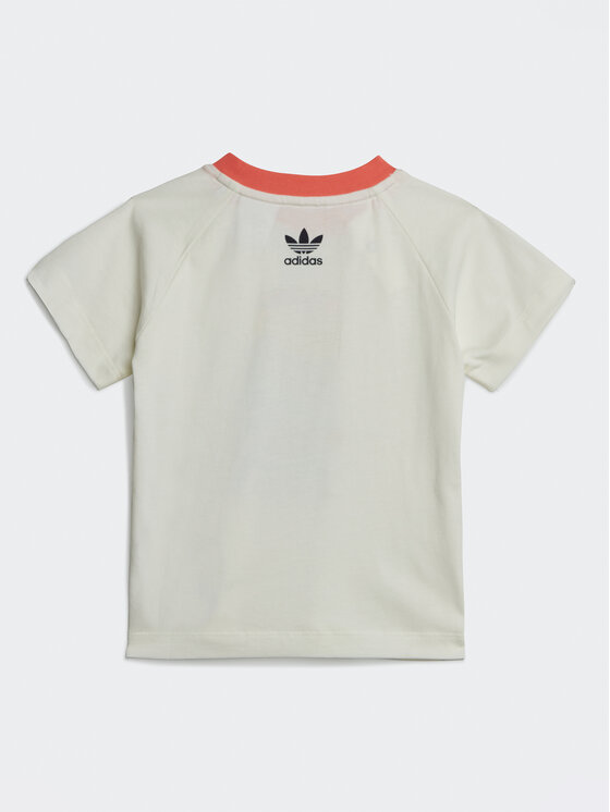 adidas adidas T-Shirt Graphic Print T-Shirt IB8607 Biały Regular Fit