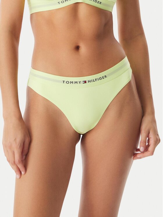 Tommy Hilfiger Tommy Hilfiger Spodnji del bikini UW0UW06364 Svetlo rumena