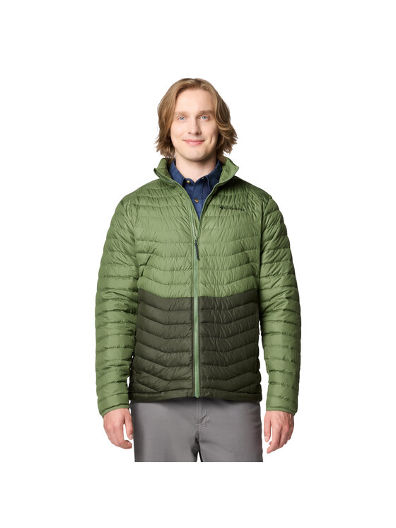 Columbia Columbia Kurtka przejściowa Columbia Westridge Down Jacket Zielony Regular Fit
