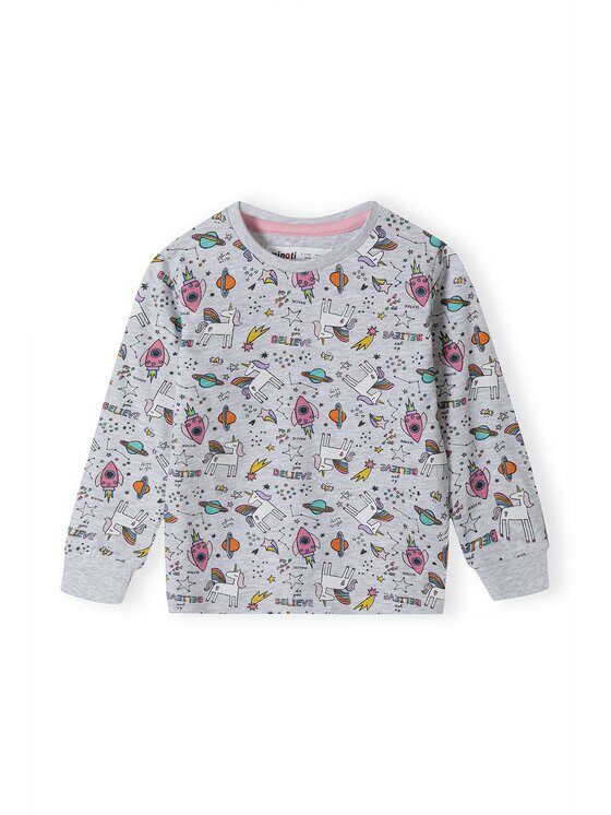 minoti minoti Piżama 16pj 2 Szary Regular Fit