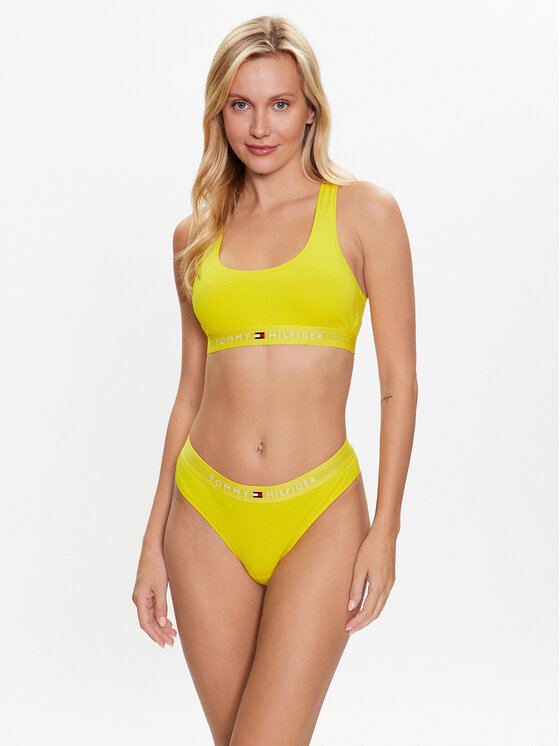 Tommy Hilfiger Tommy Hilfiger Sportinė liemenėlė UW0UW04143 Geltona