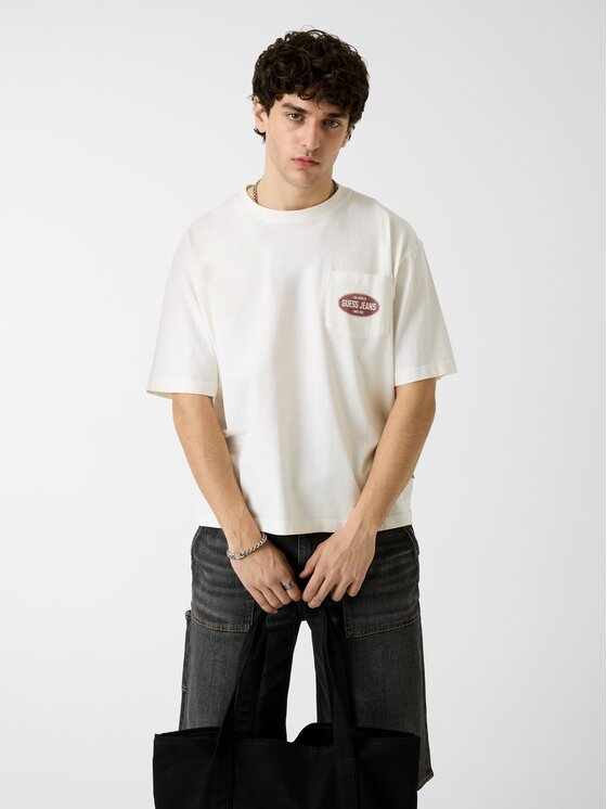 Guess Guess T-Shirt 183252 Biały Classic Fit