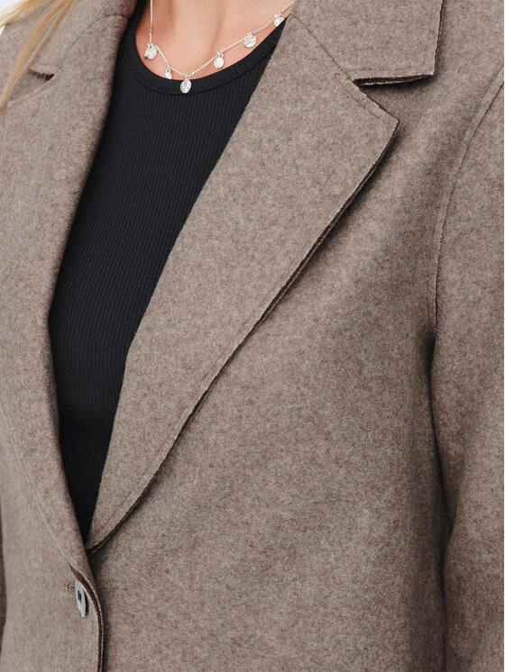ONLY ONLY Kevad-sügis mantel 15213300 Beež Regular Fit