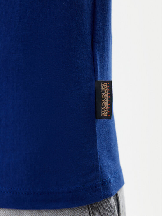 Napapijri Napapijri T-Shirt S-Nina NP0A4H87 Modrá Regular Fit