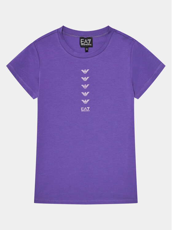 EA7 Emporio Armani EA7 Emporio Armani T-shirt 3DFT05 FJ2HZ 1304 Ljubičasta Regular Fit