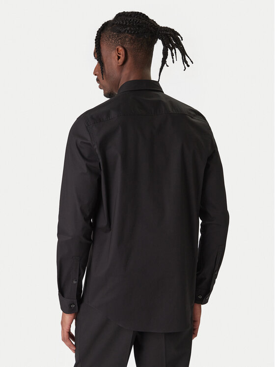 HUGO HUGO Ing Emero 50555786 Fekete Regular Fit