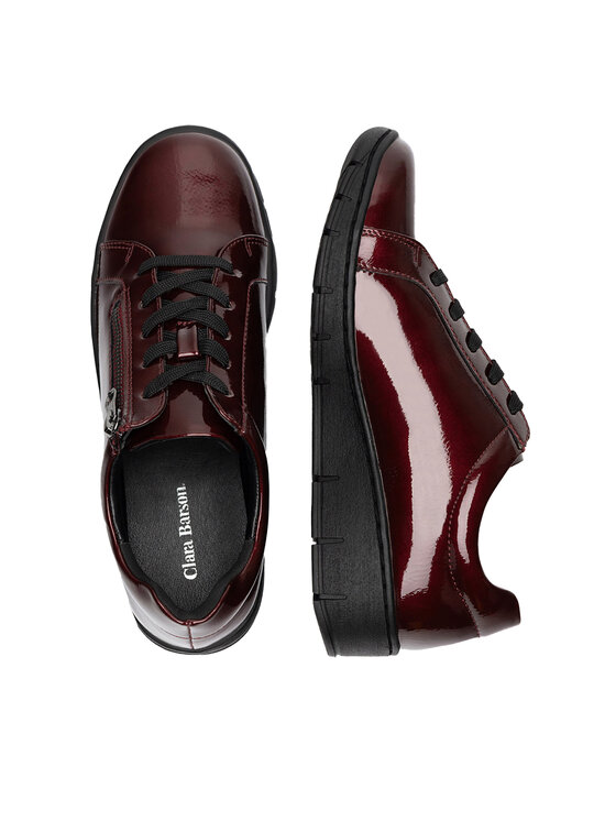 Clara Barson Clara Barson Halbschuhe CLAIRE WS6075-16 Dunkelrot