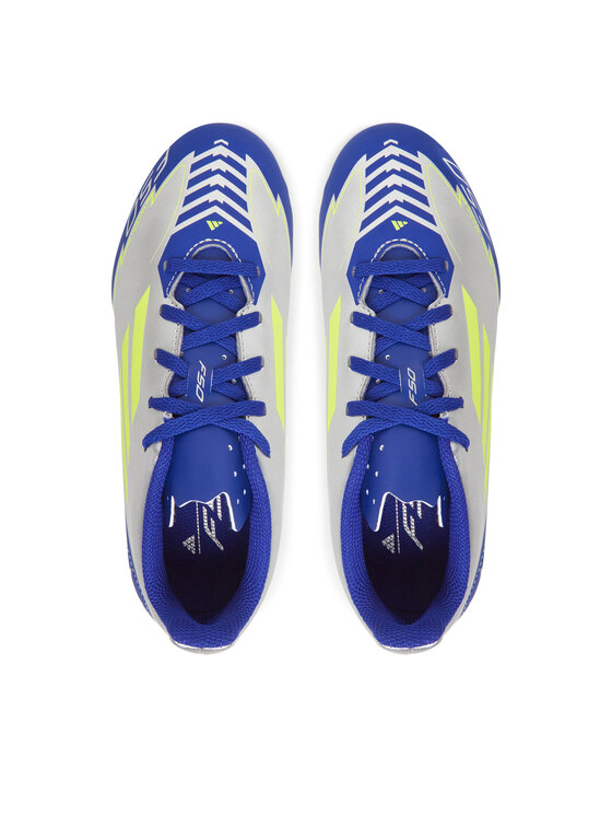 adidas adidas Futbalové topánky F50 Club Messi Firm/Multi-Ground IH0926 Sivá