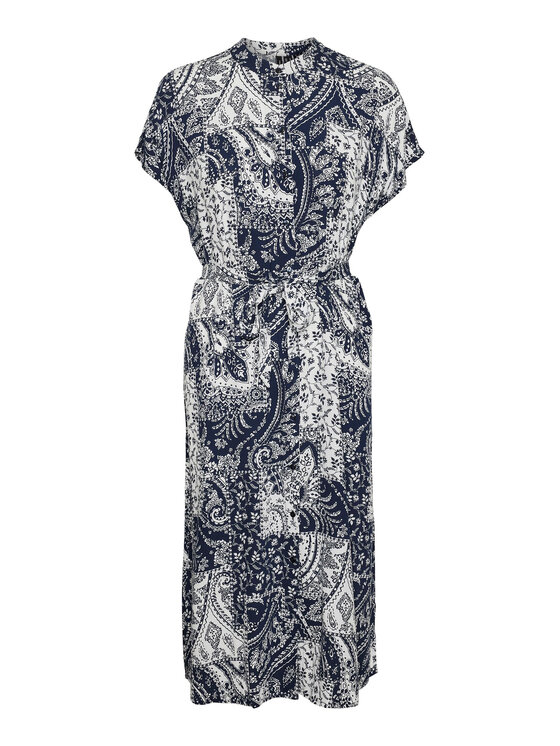 Vero Moda Vero Moda Sukienka koszulowa Ebba 10288020 Granatowy Regular Fit