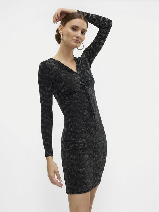 Vero Moda Vero Moda Cocktail obleka Lucy 10316745 Črna Slim Fit