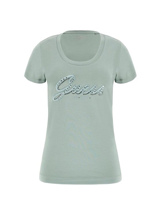 Guess Guess T-Shirt 175695 Szary Classic Fit