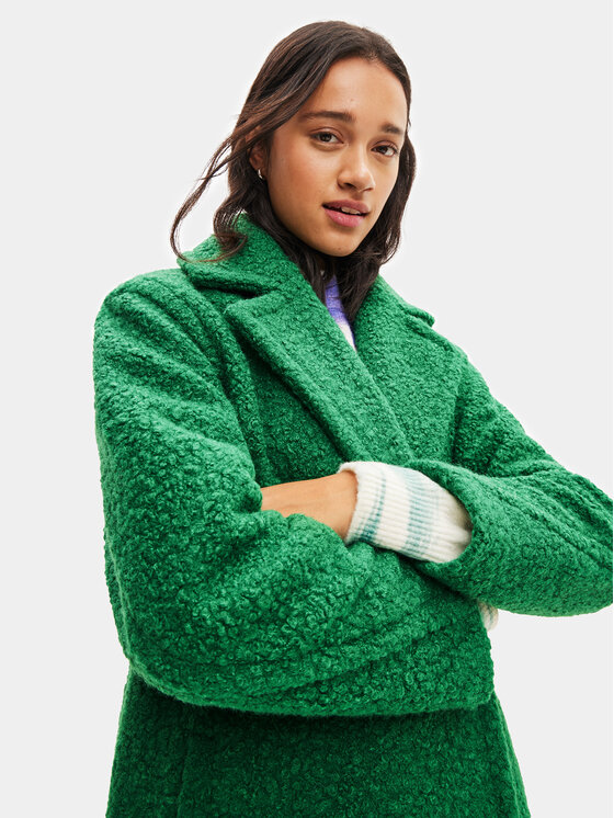 Desigual Desigual Palton 23WWEW21 Verde Comfort Fit