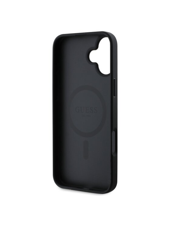 Guess Guess Etui na telefon 4G Printed Stripes Czarny