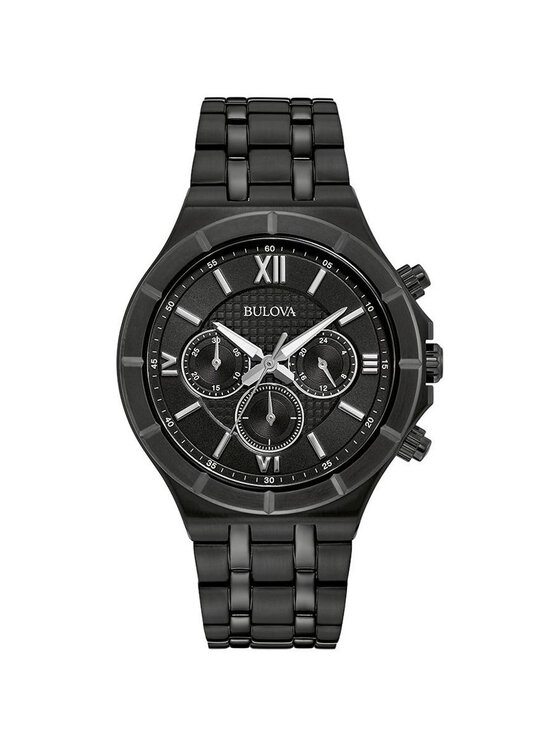 Bulova Bulova Zegarek 98A242 Czarny