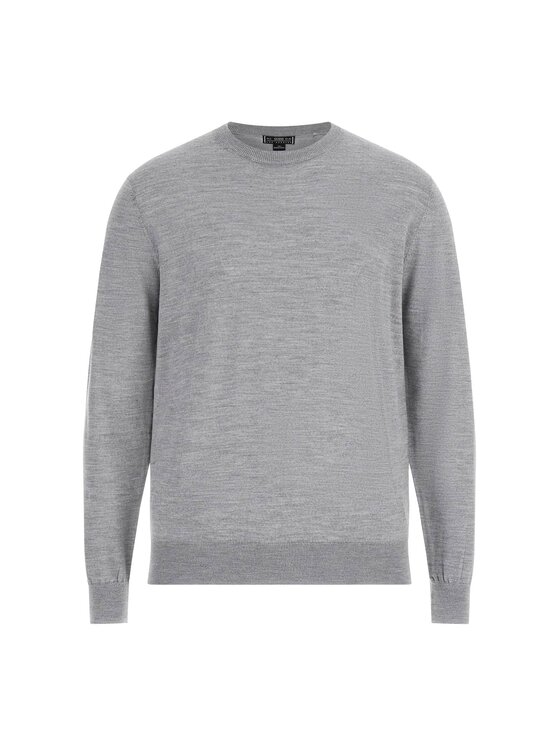 Guess Guess Sweter 170947 Szary Classic Fit