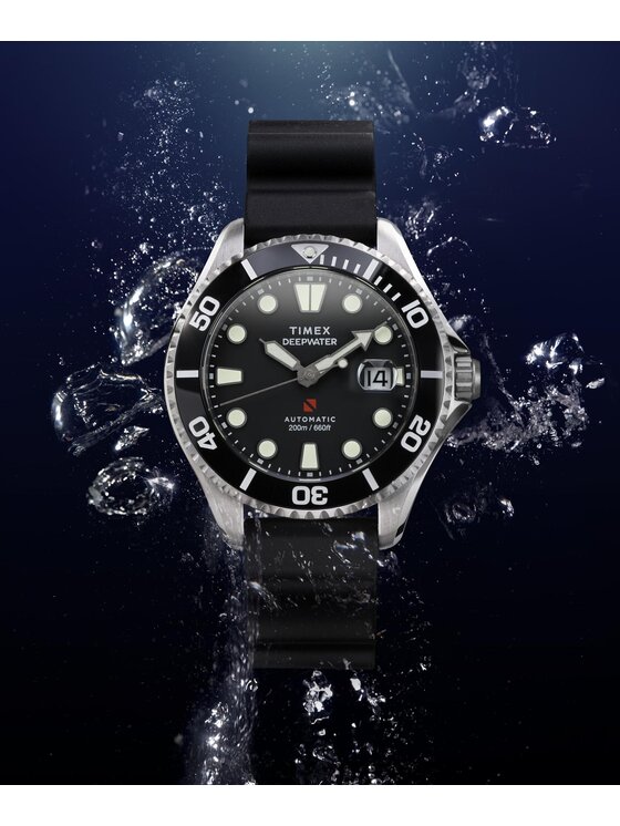 Timex Timex Zegarek TW2Y40000 Czarny