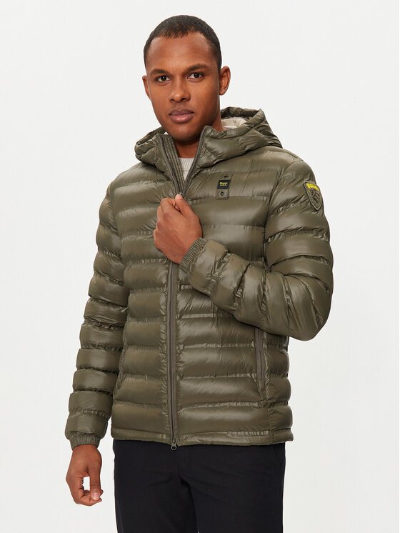 Blauer Blauer Преходно яке 24WBLUC02058 006100 Каки Regular Fit