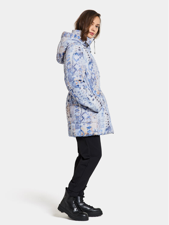 Didriksons Didriksons Parka Sia Aop Wns Parka 504810 Sinine Standard Fit