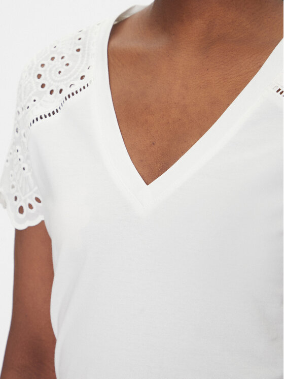 Morgan Morgan Bluzka 251-DMATY Biały Regular Fit