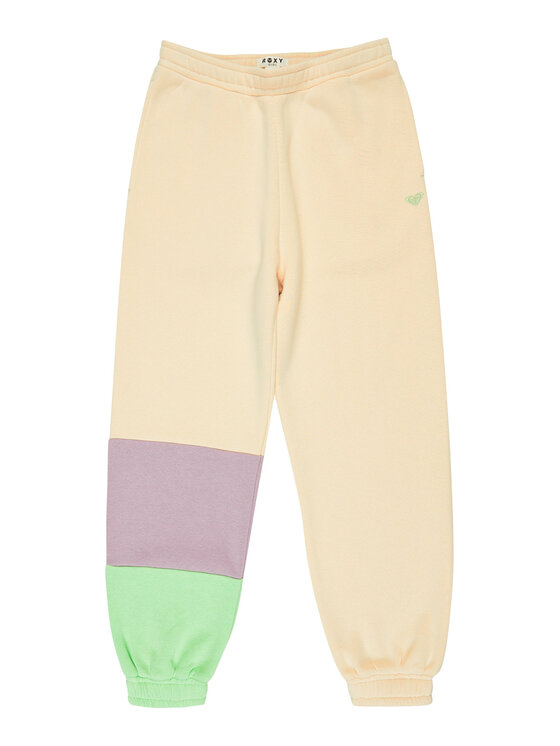 Roxy Roxy Teplákové kalhoty Remember The Name ERGFB03340 Béžová Regular Fit