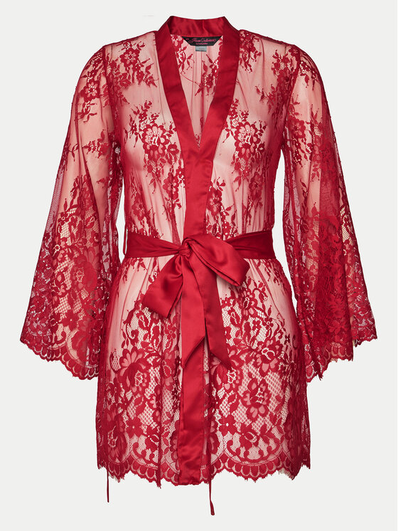 Hunkemöller Hunkemöller Szlafrok Isabelle 300603 Czerwony