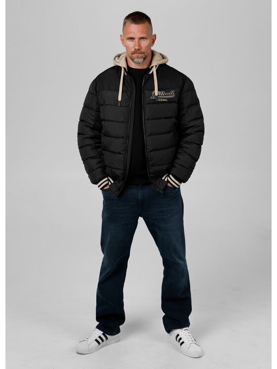 PITBULL PITBULL Kurtka zimowa HIDDEN Czarny Regular Fit