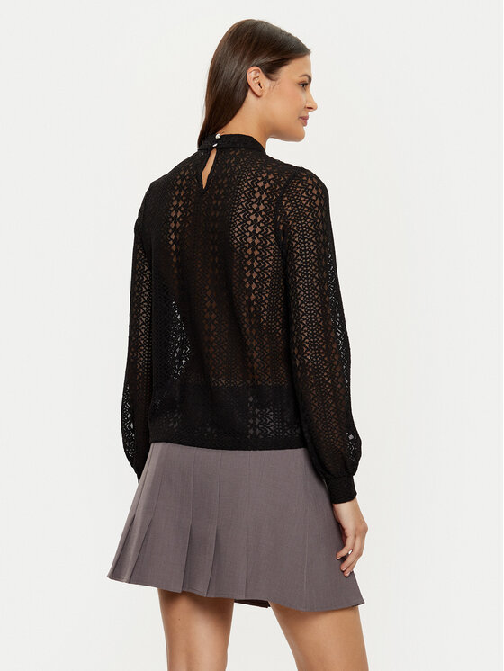 Morgan Morgan Bluse 242-TIMOI Schwarz Regular Fit