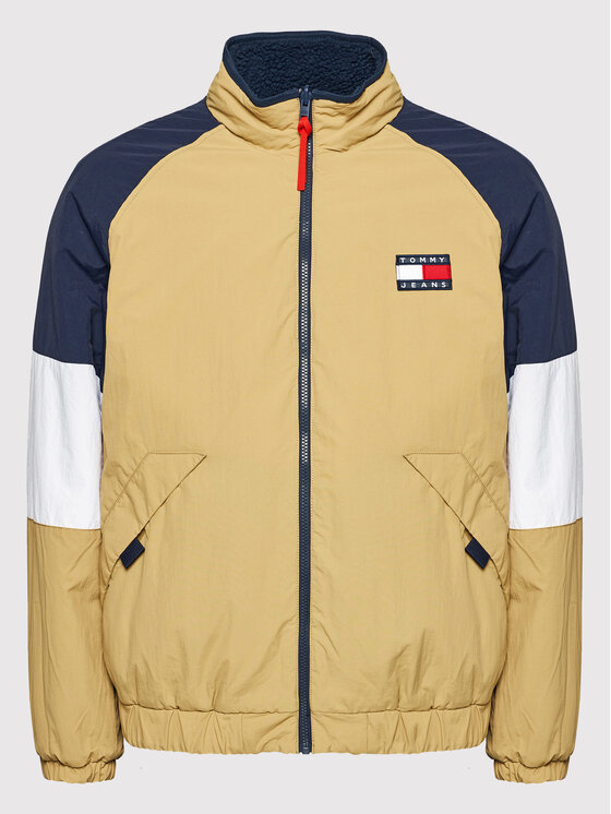 Tommy Jeans Giacca di transizione Reversible Sherpa DM0DM11859 Blu scuro  Regular Fit • Modivo.it