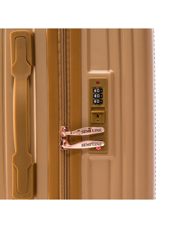 Semi Line Semi Line Valigia media T5667-3 Oro