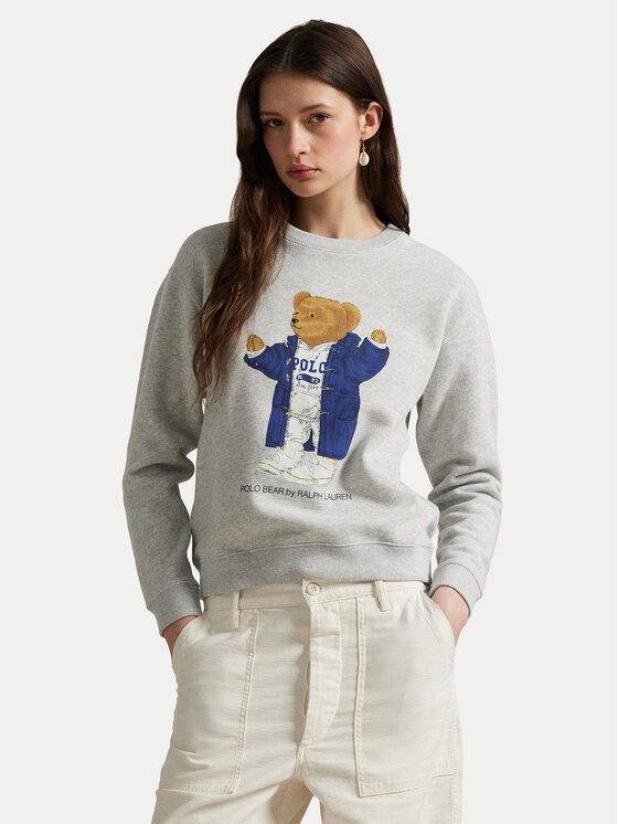 Polo Ralph Lauren Polo Ralph Lauren Mikina 211972794001 Šedá Relaxed Fit