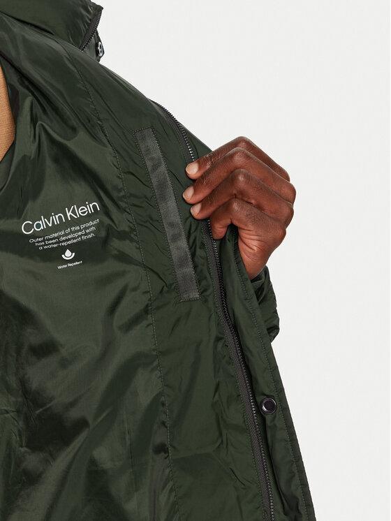 Calvin Klein Calvin Klein Télikabát K10K113465 Zöld Regular Fit