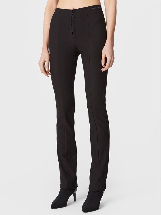 Calvin Klein Jeans Calvin Klein Jeans Spodnie materiałowe J20J220529 Czarny Slim Fit
