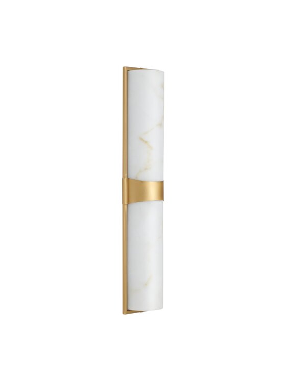 MIAhome MIAhome Lampa ścienna MURO LED biały marmur 66 cm Biały
