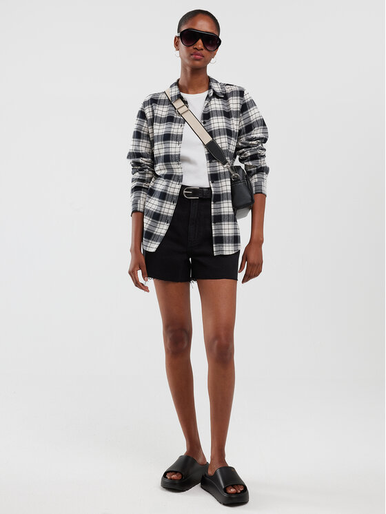 BIG STAR BIG STAR Szorty jeansowe AUTHENTIC GIRL Czarny Wide Fit