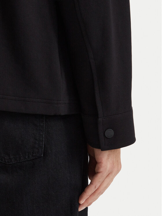 Tommy Hilfiger Tommy Hilfiger Риза-яке MW0MW44945 Черен Regular Fit