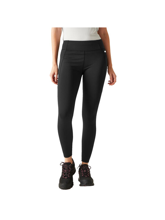 Regatta Regatta Rajstopy Damskie Holeen Pro Czarny Compression Fit