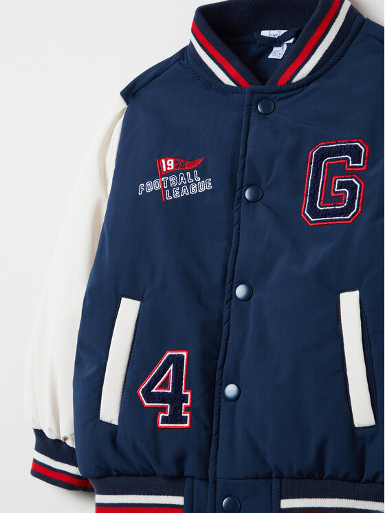 OVS OVS Bomber striukė 1817841 Tamsiai mėlyna Regular Fit