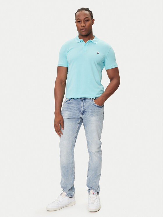 Petrol Industries Petrol Industries Джинсові шорти Seaham Голубий Slim Fit