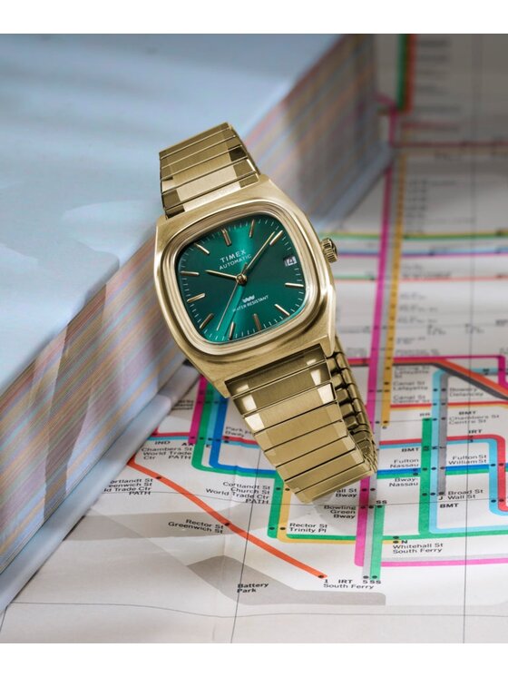 Timex Timex Zegarek TW2Y67700 Złoty