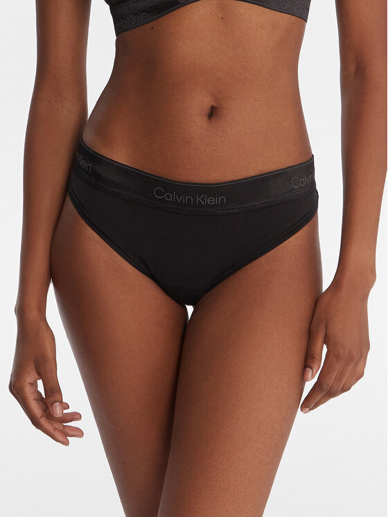 Calvin Klein Underwear Chilot tanga LV00QF8549 Negru