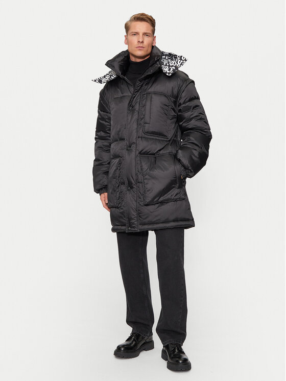 Versace Jeans Couture Versace Jeans Couture Зимова куртка 77GAS428 Чорний Loose Fit