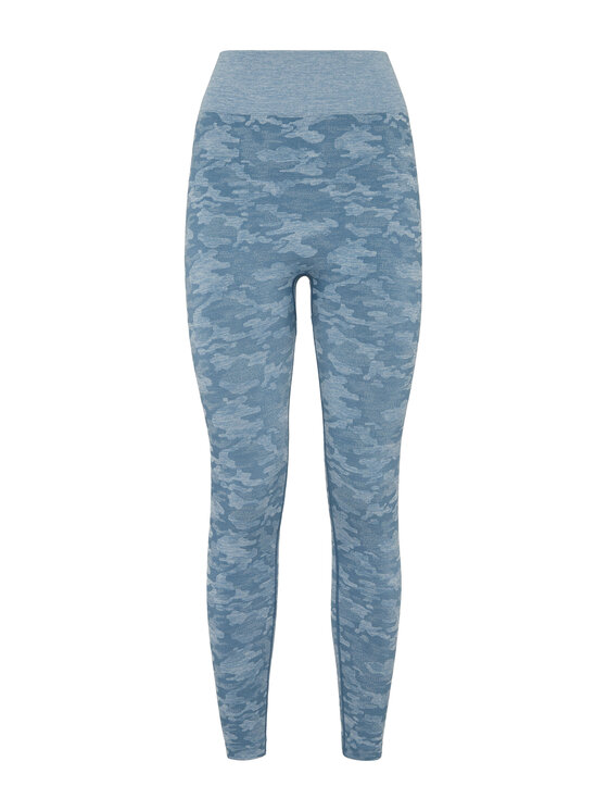 Plein Sport Plein Sport Legginsy 22157 Błękitny Active Fit