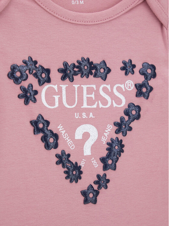 Guess Guess Набір джемпер, боді і спортивні штани S6YG10 K3951 Cиній Regular Fit