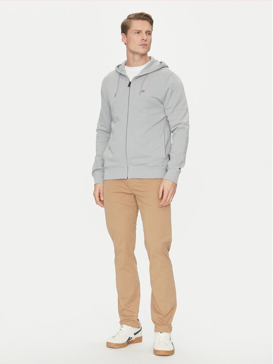Napapijri Napapijri Džemperis Balis NP0A4HHV Pilka Regular Fit